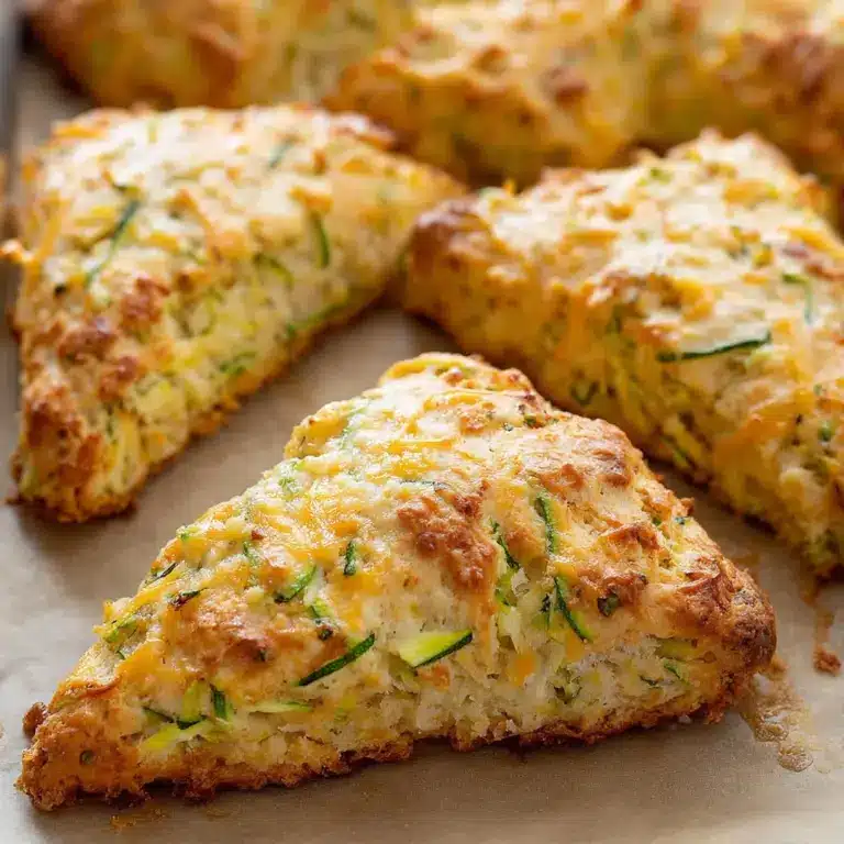 Zucchini Cheddar Scones Recipe