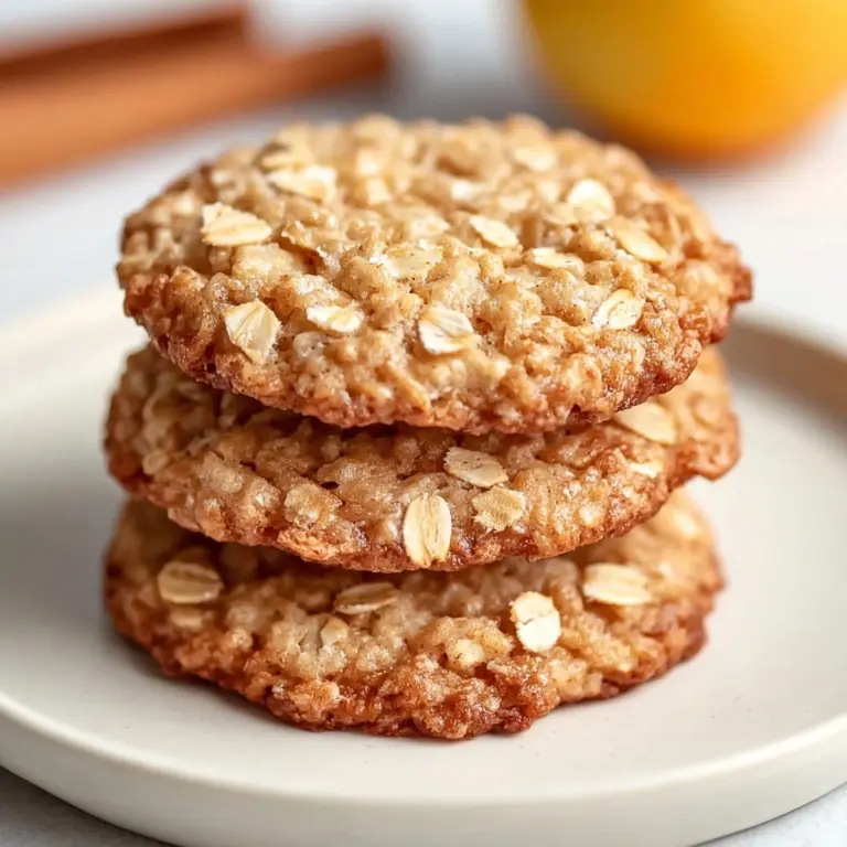 Low Sugar Applesauce Oatmeal Cookies Recipe