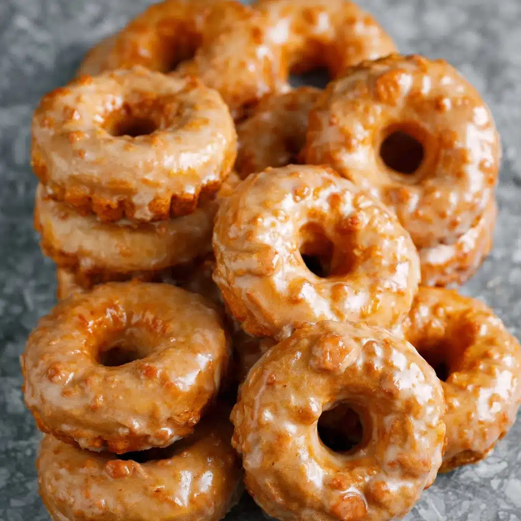 Baked Pumpkin Donuts with Maple Glaze Recipe - Recipe Image