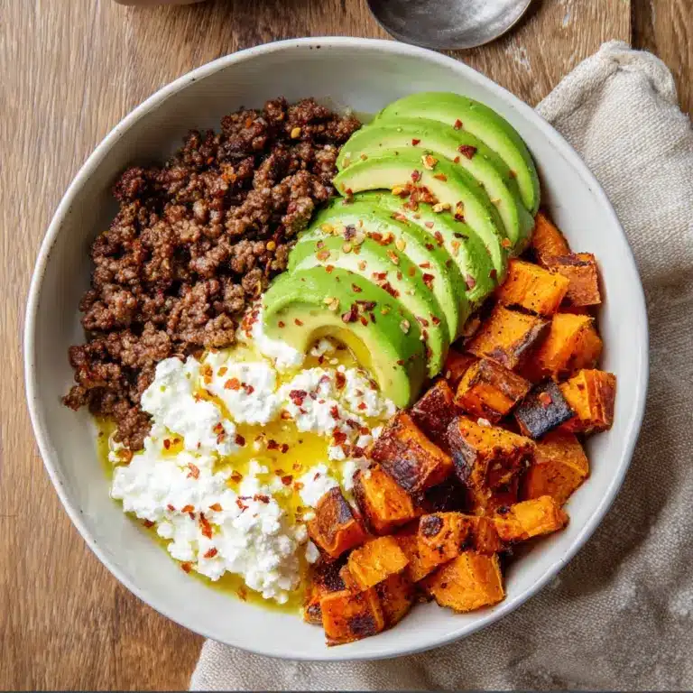 Ground Beef Hot Honey Bowl Recipe