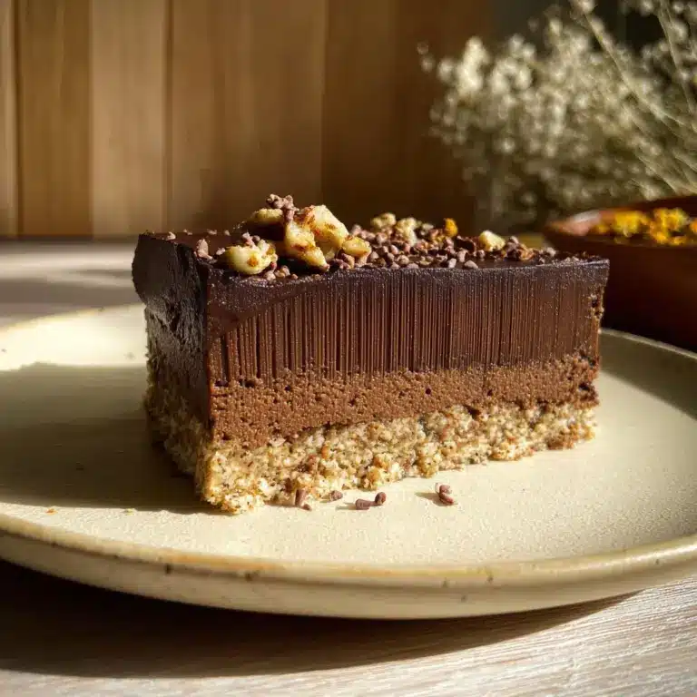 Paleo Chocolate Torte (Flourless, No Bake) Recipe