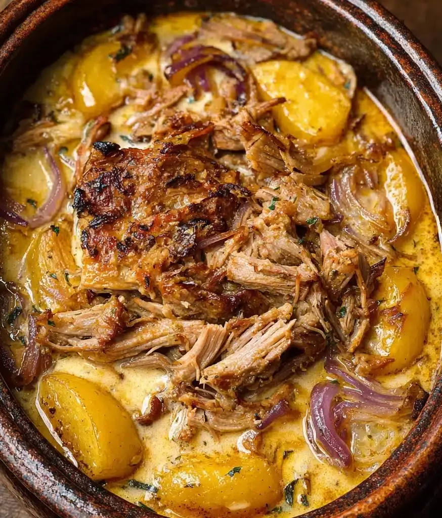 Apple Cider Braised Pork Shoulder Recipe