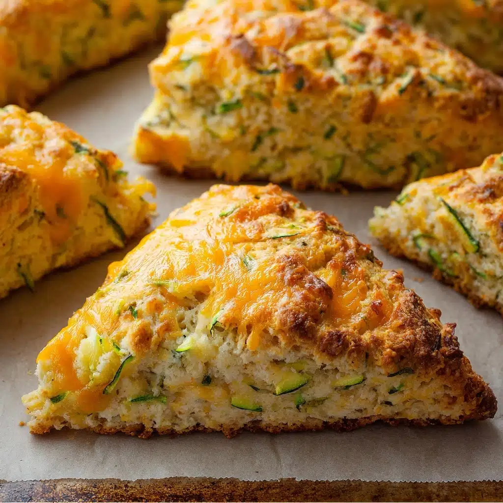 Zucchini Cheddar Scones Recipe - Recipe Image
