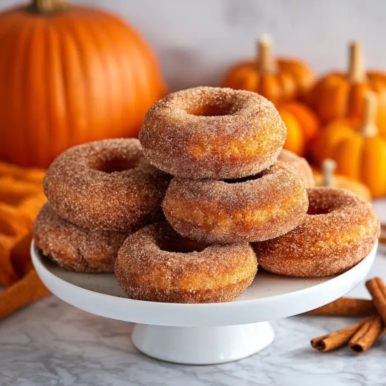 Easy Baked Pumpkin Donuts Recipe