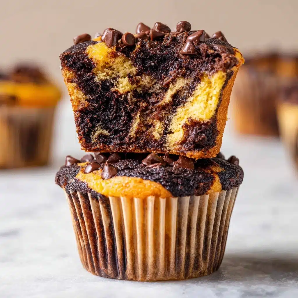 Double Chocolate Pumpkin Muffins Recipe - Recipe Image