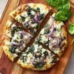 Tasty Spinach and Feta Flatbread Pizza Recipe