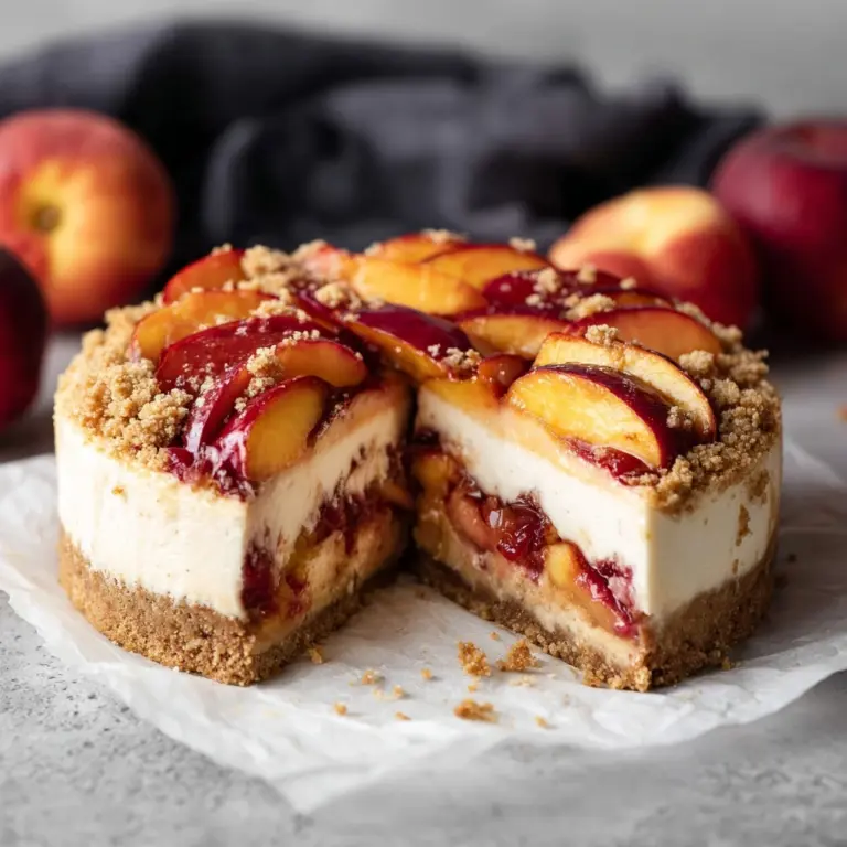 Peach Cobbler Cheesecake Recipe