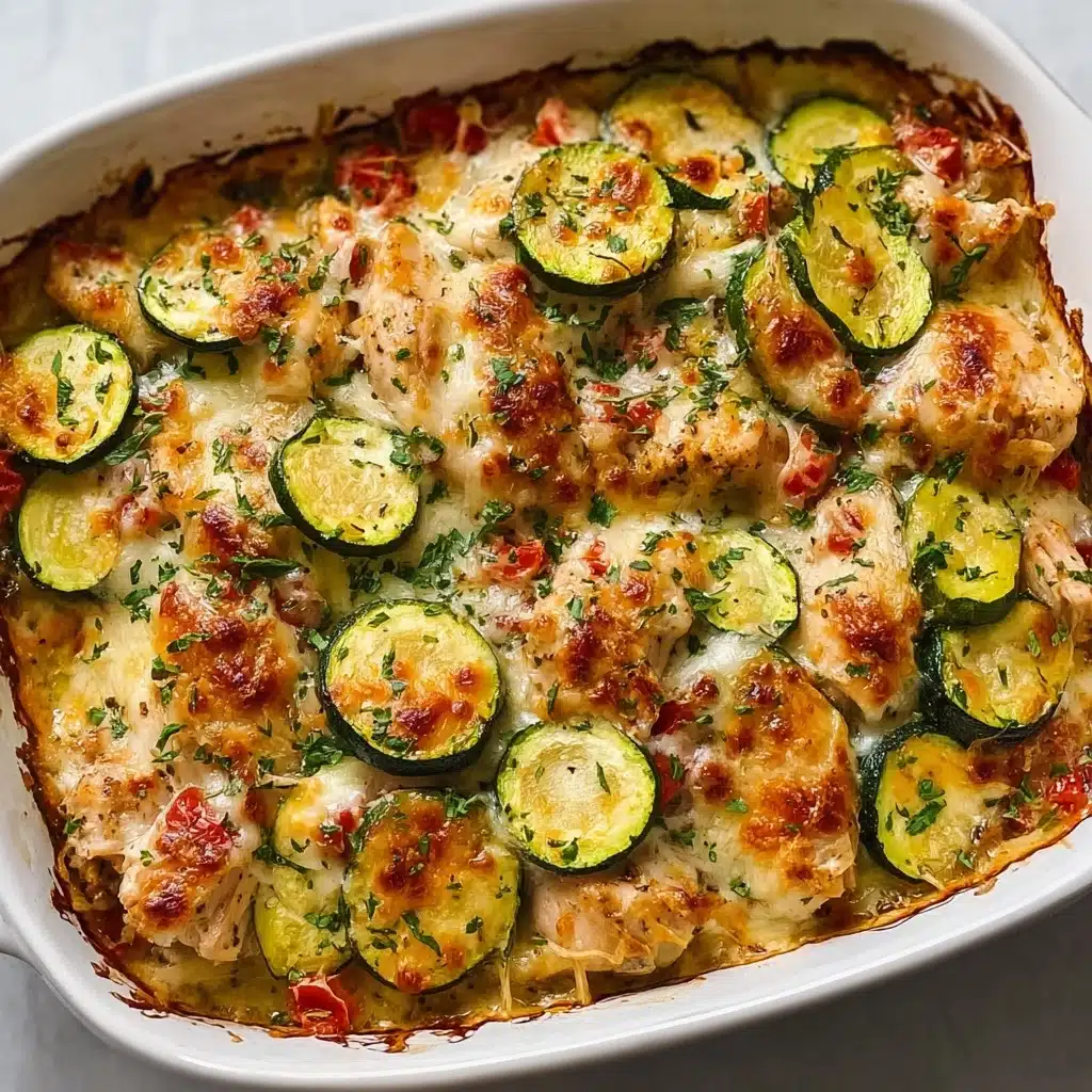 Mediterranean Chicken Zucchini Bake Recipe - Recipe Image