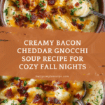 Bacon Cheddar Gnocchi Soup – A Rich and Creamy Comfort Meal Recipe