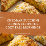 Zucchini Cheddar Scones Recipe