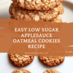 Low Sugar Applesauce Oatmeal Cookies Recipe