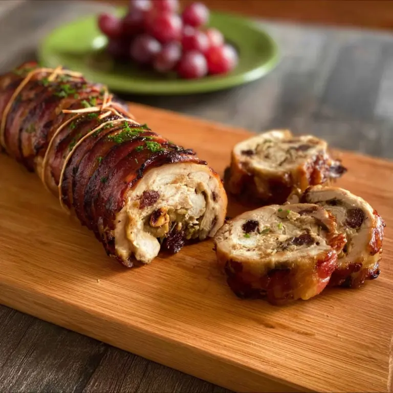 rry and Apple Stuffed Turkey Breast Roll Recipe