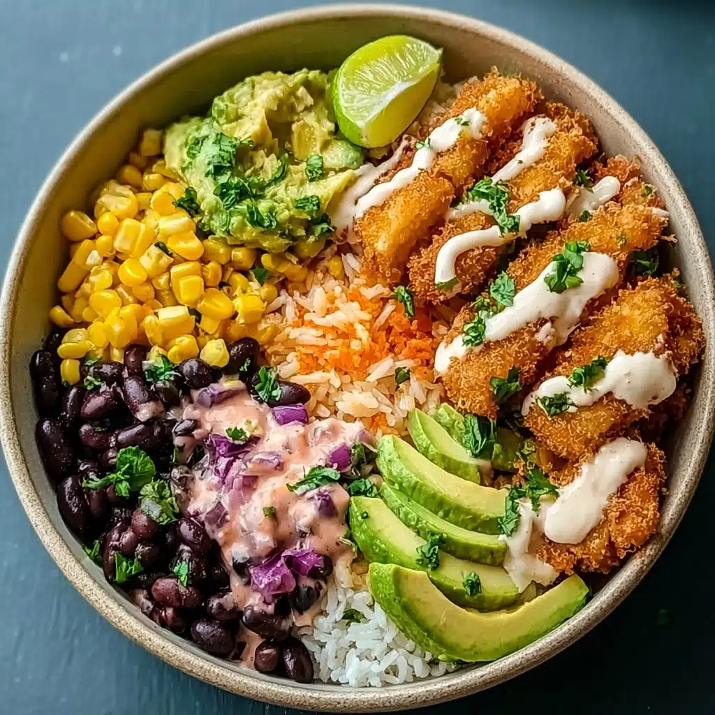 Crispy Fish Taco Bowls Recipe - Recipe Image