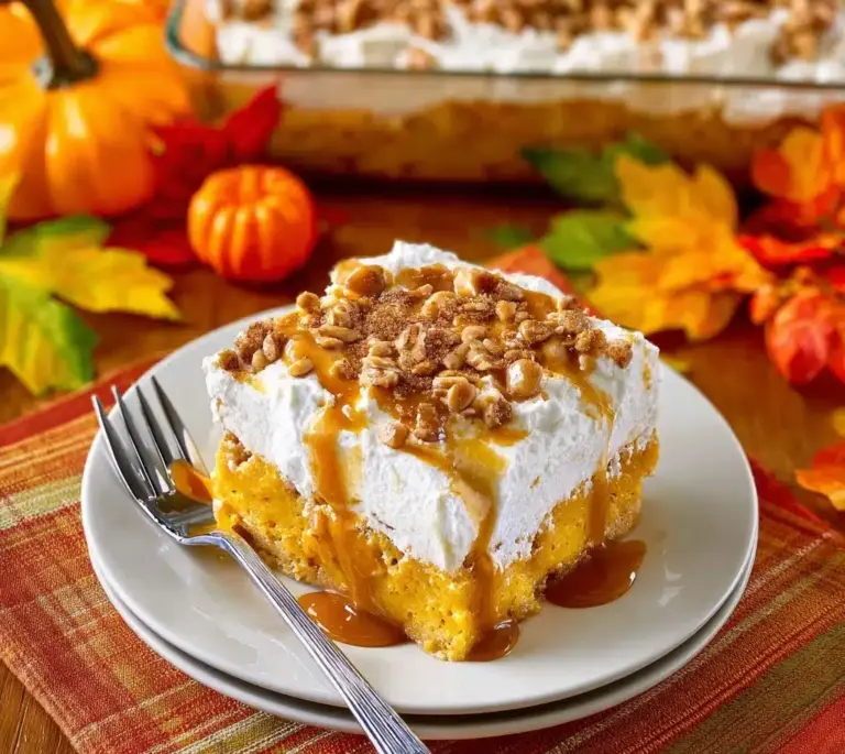 Pumpkin Poke Cake Recipe