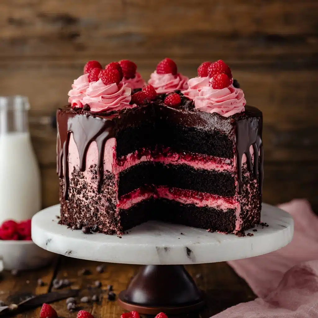 Chocolate Raspberry Cake Recipe - Recipe Image