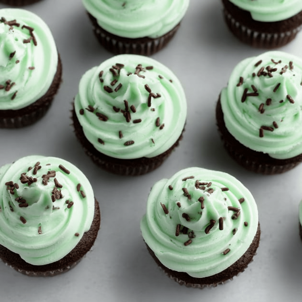 Gluten-Free Mint Chocolate Cupcakes Recipe - Recipe Image