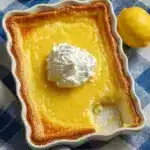 4-Ingredient Lemon Cream Cheese Dump Cake Recipe