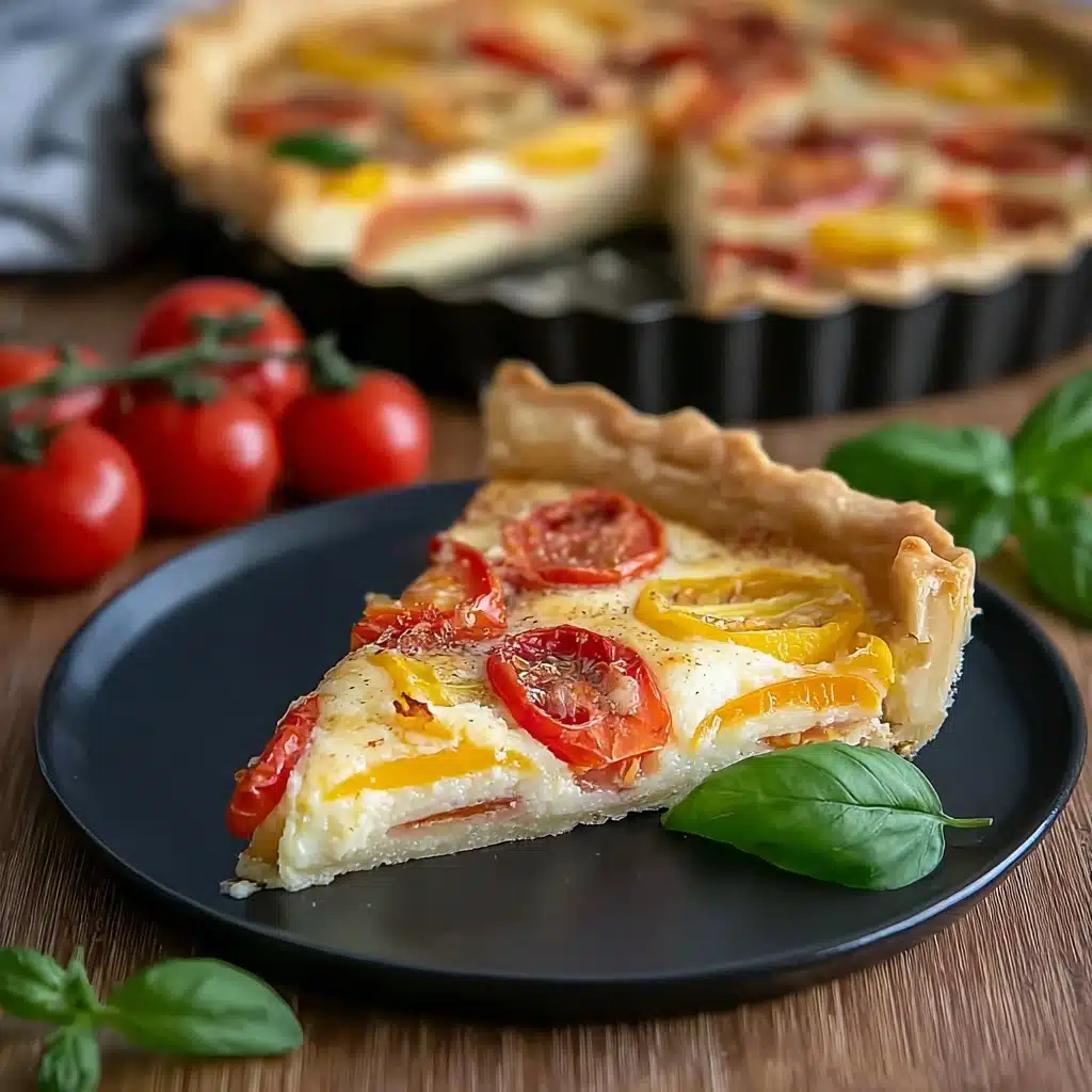 Flavorful Cherry Tomato Pie Recipe - Recipe Image
