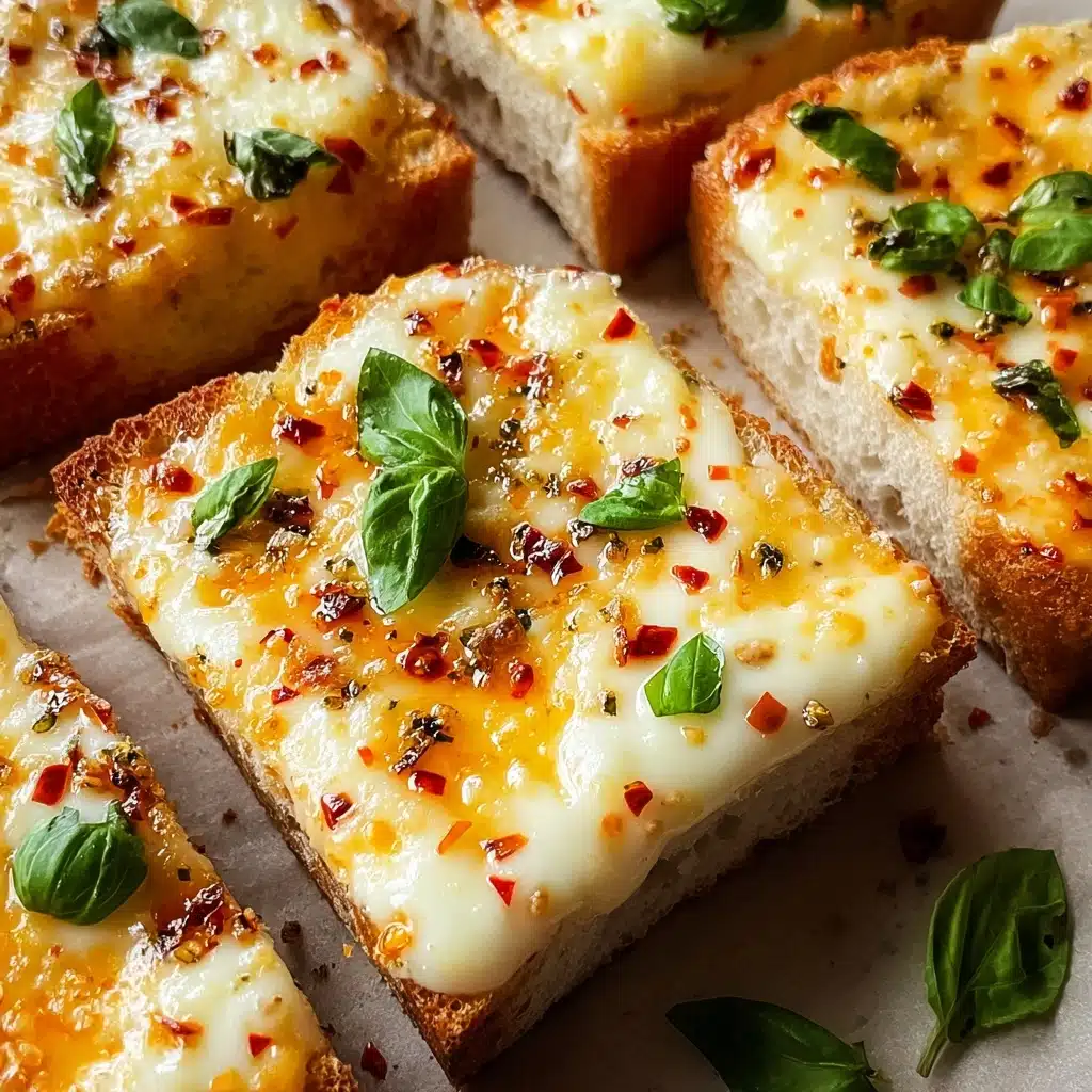 Hot Honey Garlic Bread Pizza Recipe - Recipe Image
