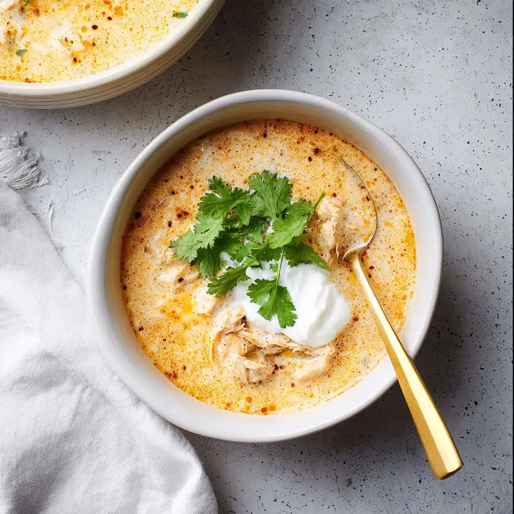 Keto White Chicken Chili Recipe - Recipe Image
