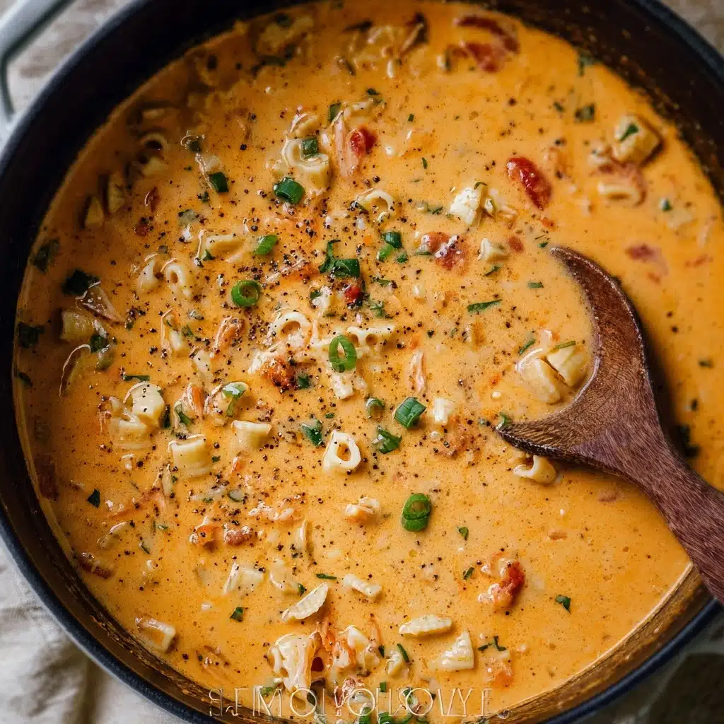 Creamy Cajun Chicken Pasta Soup Recipe - Recipe Image