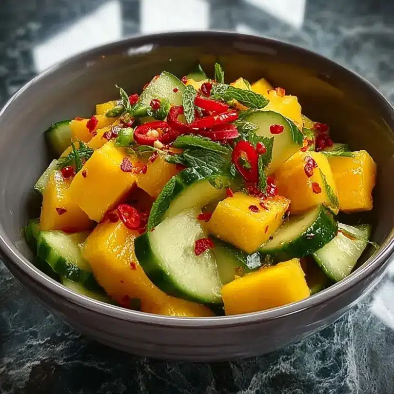 Thai Mango Cucumber Salad: Discover the Perfect Recipe! Recipe
