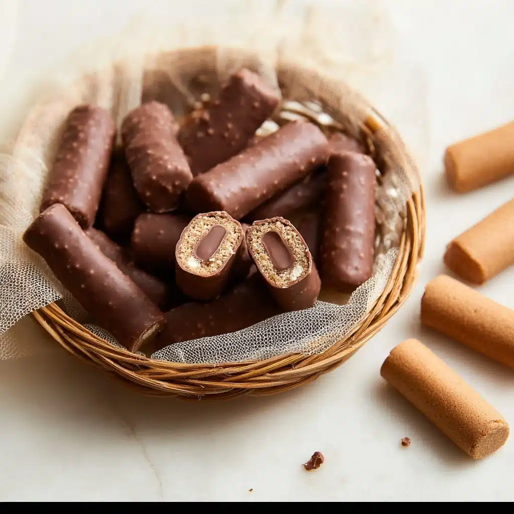 Chocolate Cigar Cookies (No Bake) Recipe - Recipe Image