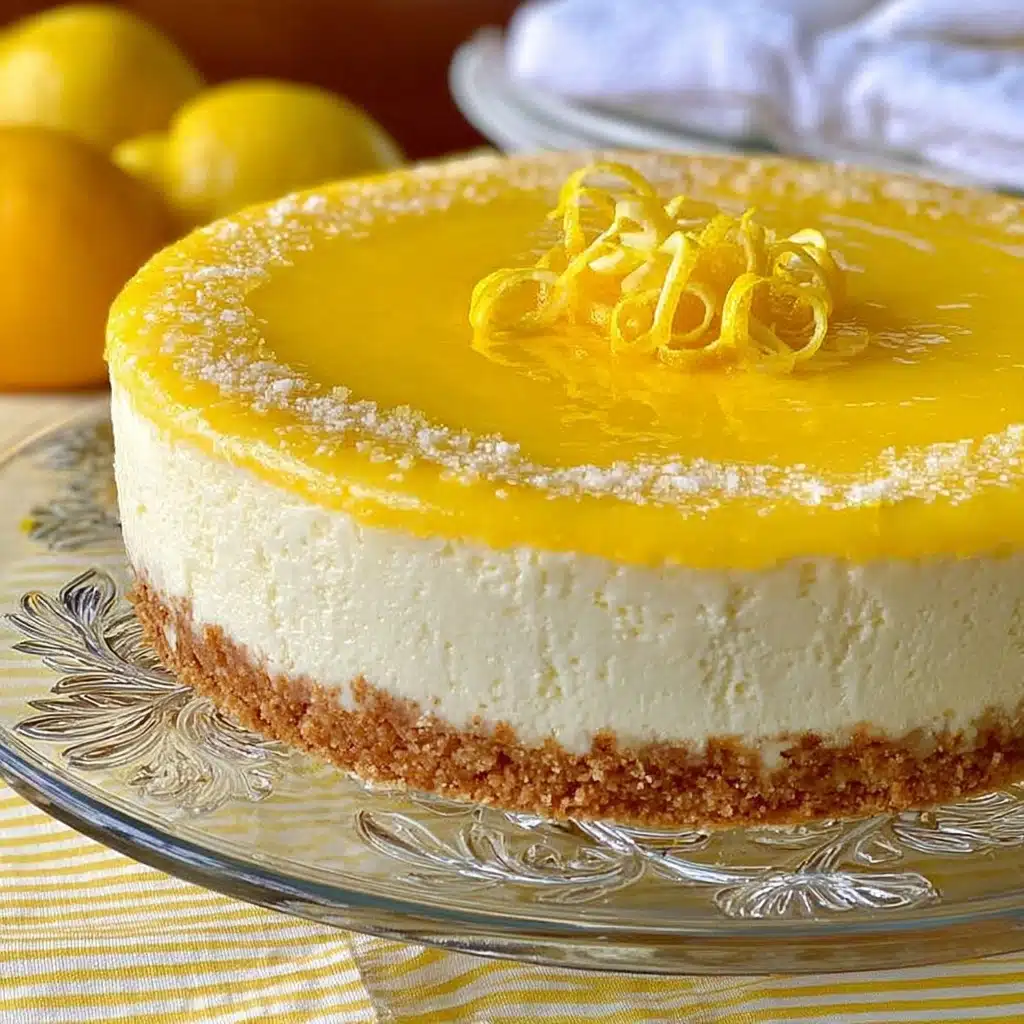 Ultimate Lemon Cheesecake Recipe - Recipe Image