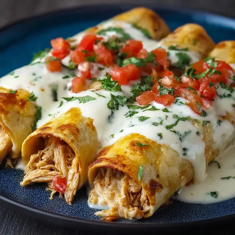 Baked Cream Cheese Chicken Taquitos Recipe