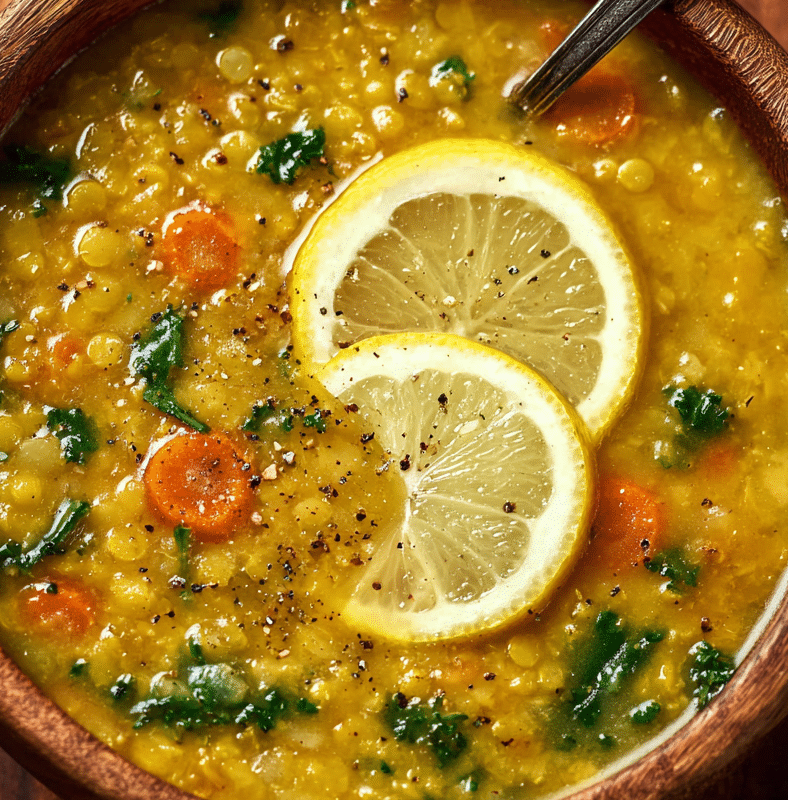 Lemon Lentil Soup Recipe