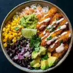 Crispy Fish Taco Bowls Recipe