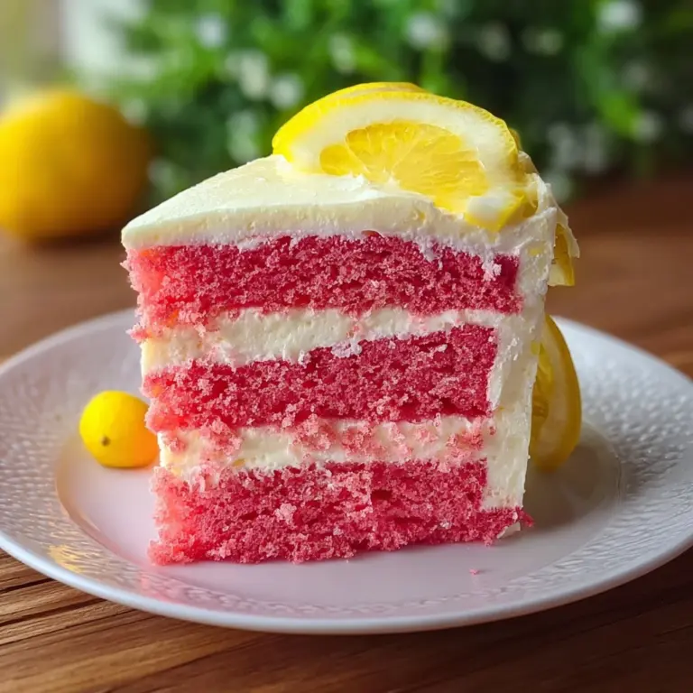 Pink Lemonade Cake Recipe