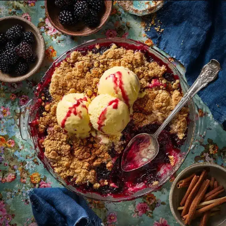 Apple and Blackberry Crumble Recipe