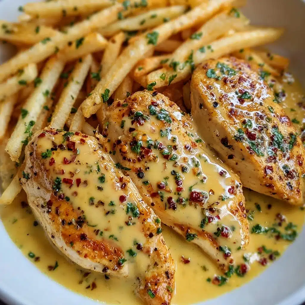 Chicken Fillet in Spicy, Creamy Garlic-Parmesan Sauce Recipe - Recipe Image