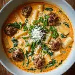 Cozy Creamy Italian Meatball Soup Recipe for Fall