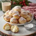 Eggnog Cream Puffs Recipe