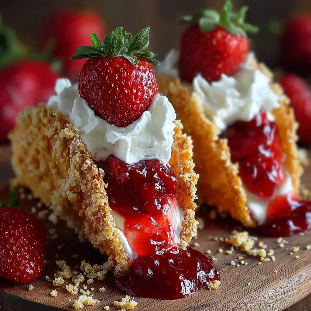 Strawberry Crunch Cheesecake Tacos Recipe - Recipe Image