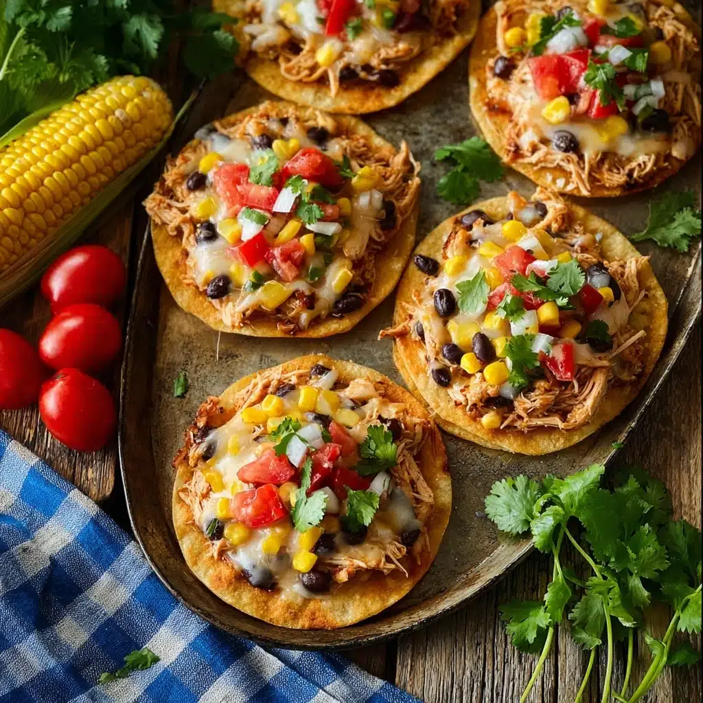 Mexican Rotisserie Chicken Tostadas Recipe - Recipe Image