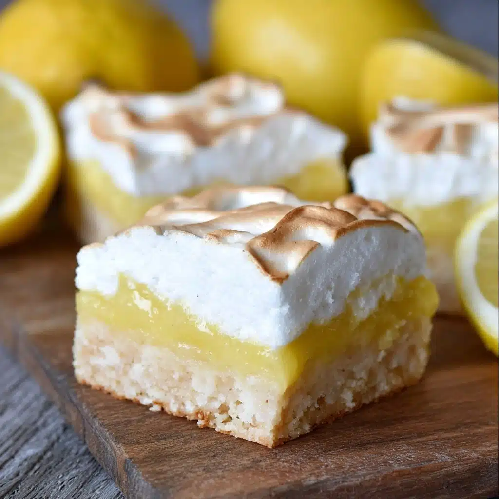 Lemon Meringue Rice Krispie Treats Recipe - Recipe Image