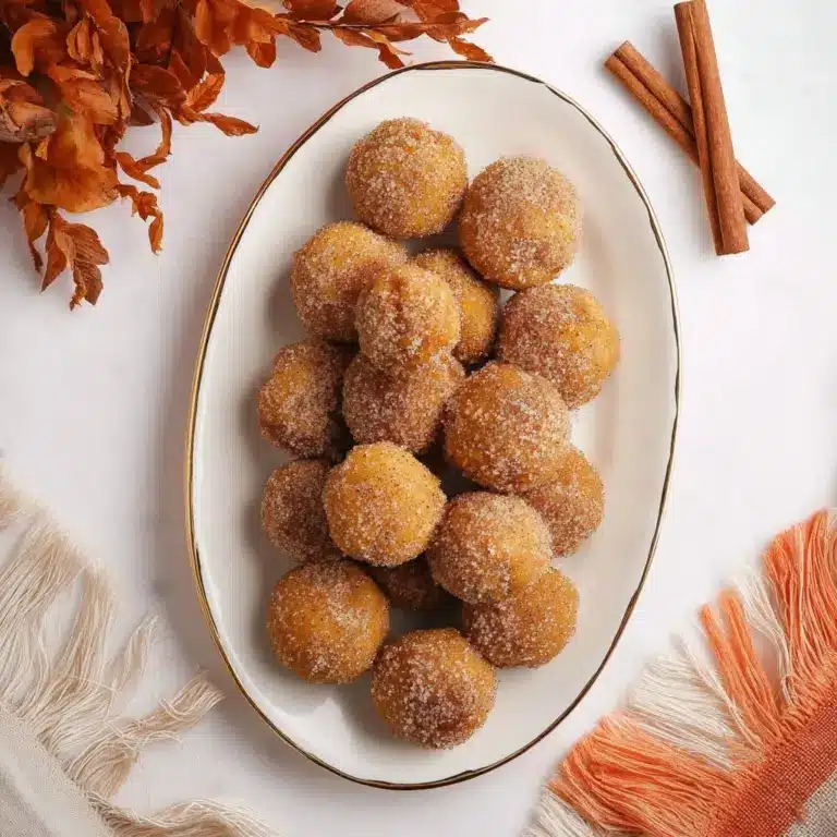 Easy Bisquick Pumpkin Donut Holes Recipe