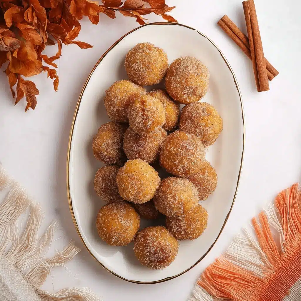 Easy Bisquick Pumpkin Donut Holes Recipe - Recipe Image