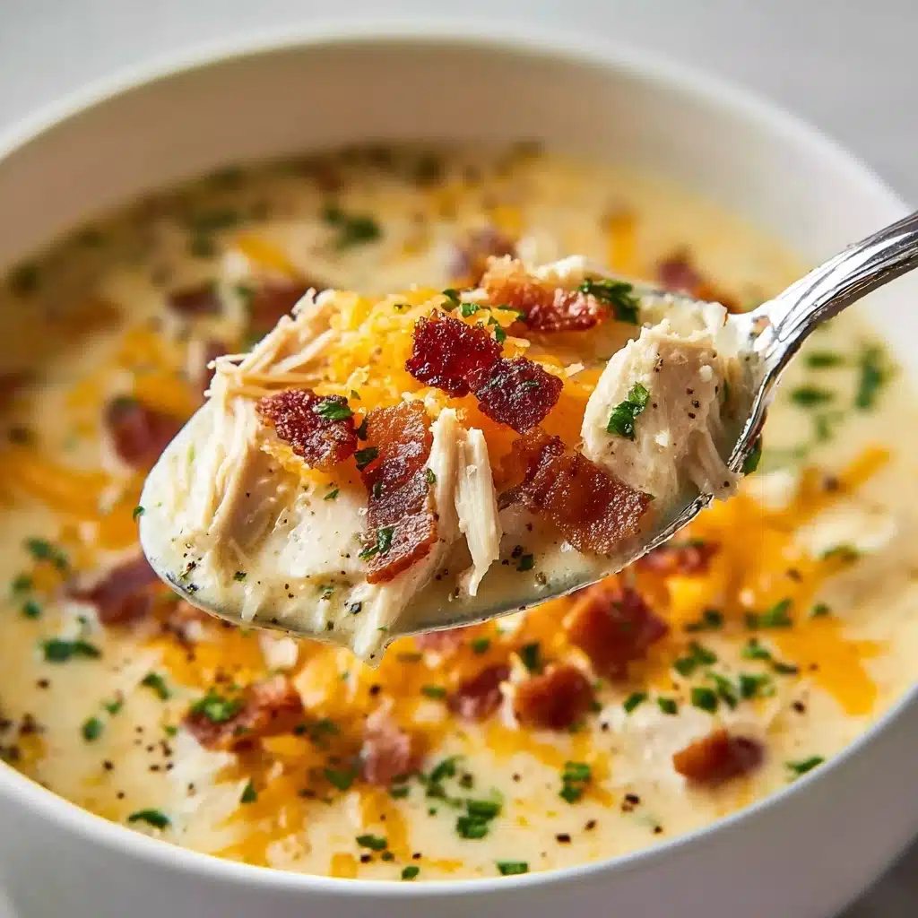 Slow Cooker Keto Chicken Cream Cheese Soup Recipe - Recipe Image
