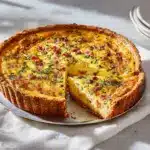 Hash Brown Crust Bacon and Cheddar Quiche Recipe