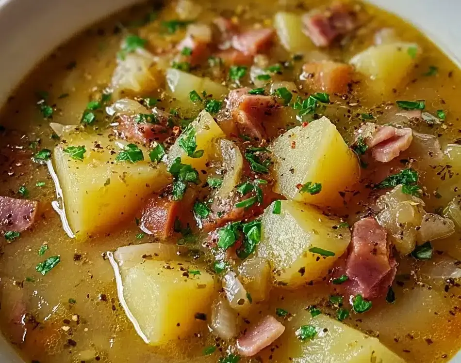 Irish Bacon Cabbage Potato Soup Recipe