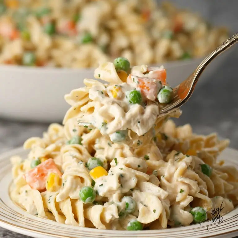 Chicken Pot Pie Pasta Recipe