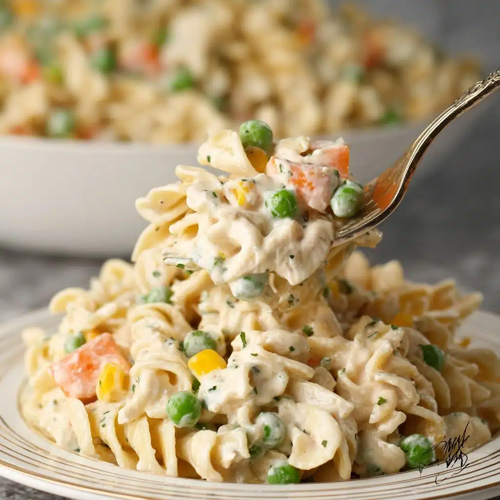 Chicken Pot Pie Pasta Recipe - Recipe Image