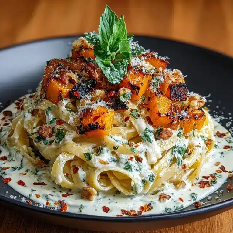 Savory Butternut Squash & Sage Pasta Recipe
