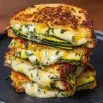 Zucchini Grilled Cheese: Irresistible Garlic Butter Recipe
