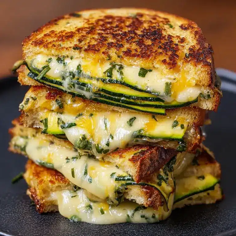 Zucchini Grilled Cheese: Irresistible Garlic Butter Recipe