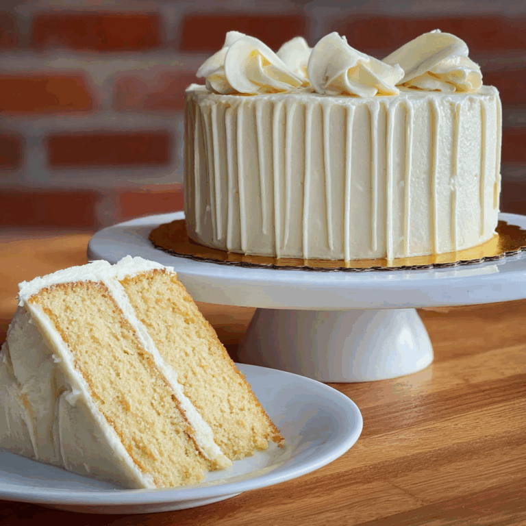 White Almond Wedding Cake Recipe